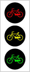 Semaforo per velocipedi