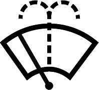 Simbolo del tergi-lavacristallo
